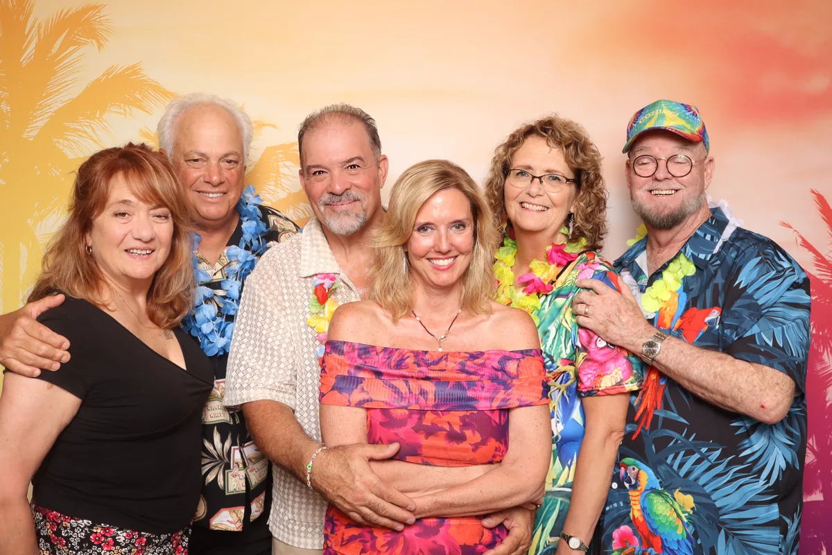 60th birthday party photo booth rental Virginia Beach