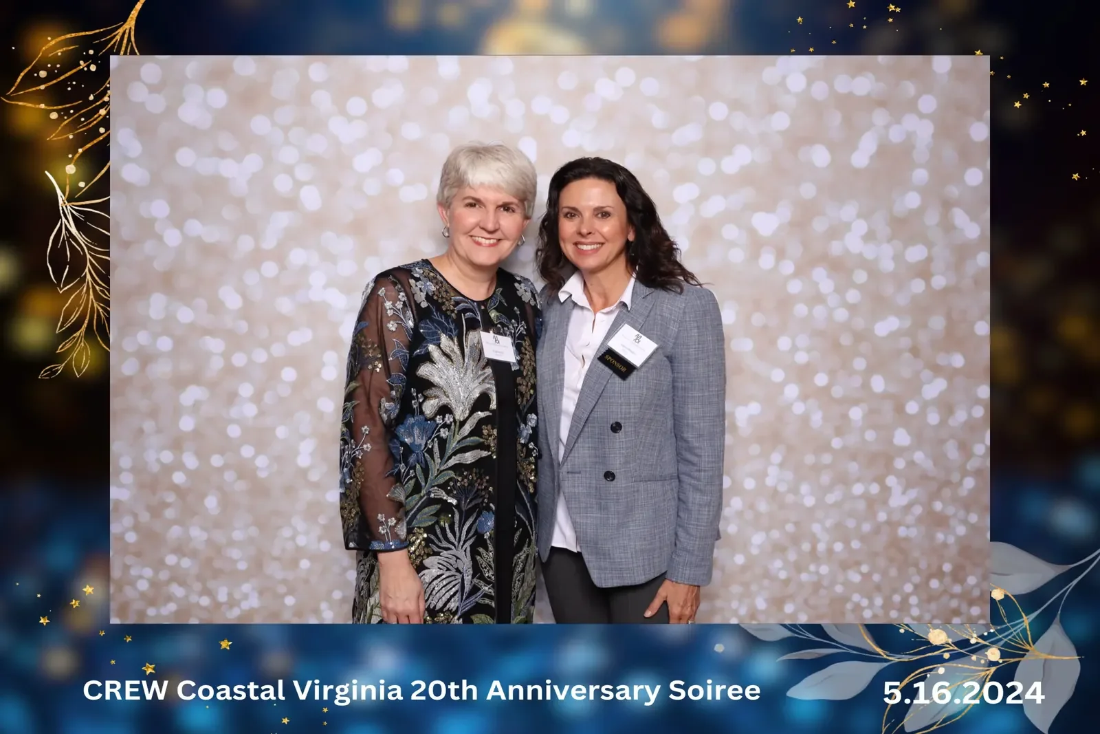 coastal anniversary soiree photo booth rental Norfolk Virginia