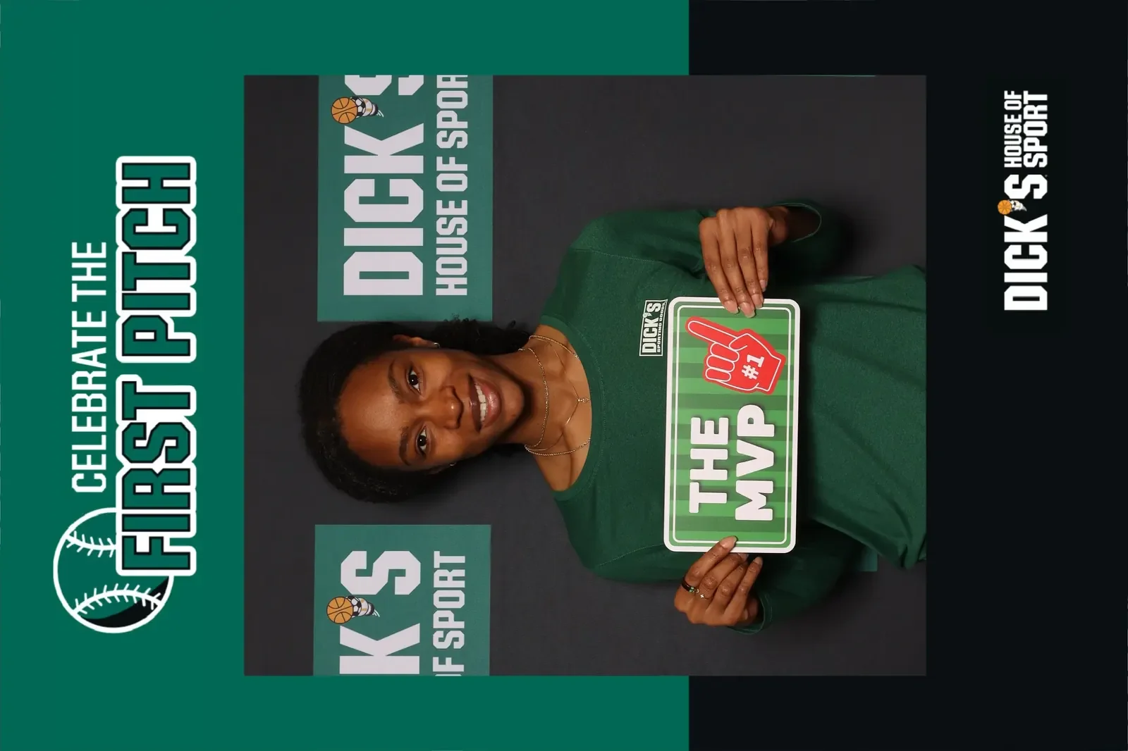 Dick's House of Sport branded corporate photo booth Virginia Beach 2025
