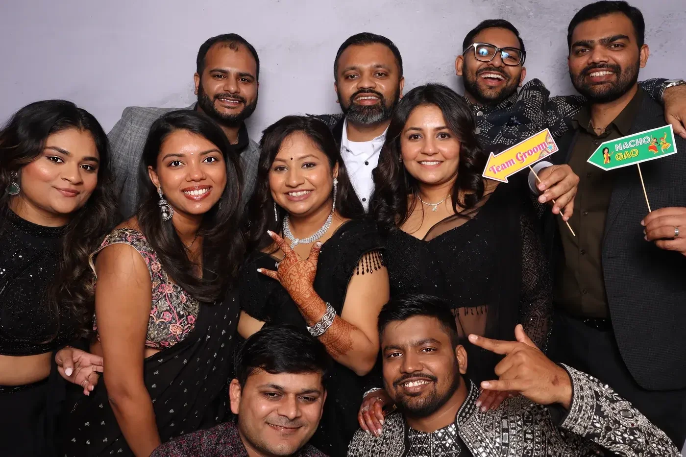 Nidhi and Jay wedding photo booth Virginia Beach