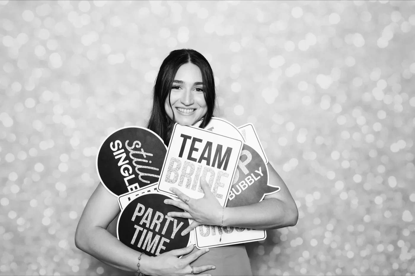 Shayna and Edgardo wedding reception photo booth Hampton Roads