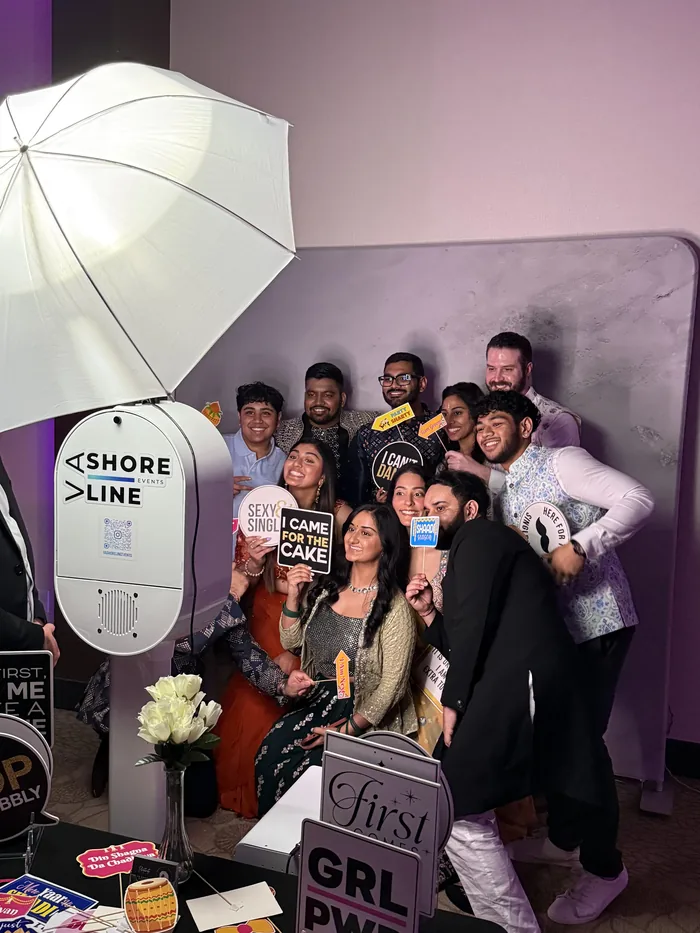 Indian wedding group photo booth Virginia Beach 2025