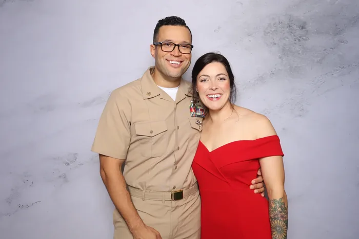 Portsmouth area Khaki Ball photo booth Virginia Beach 2025