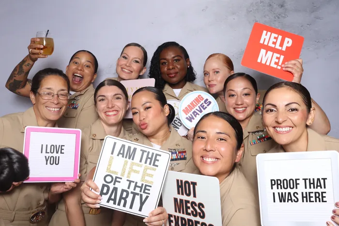 Portsmouth Khaki Ball Navy gala photo booth 2025