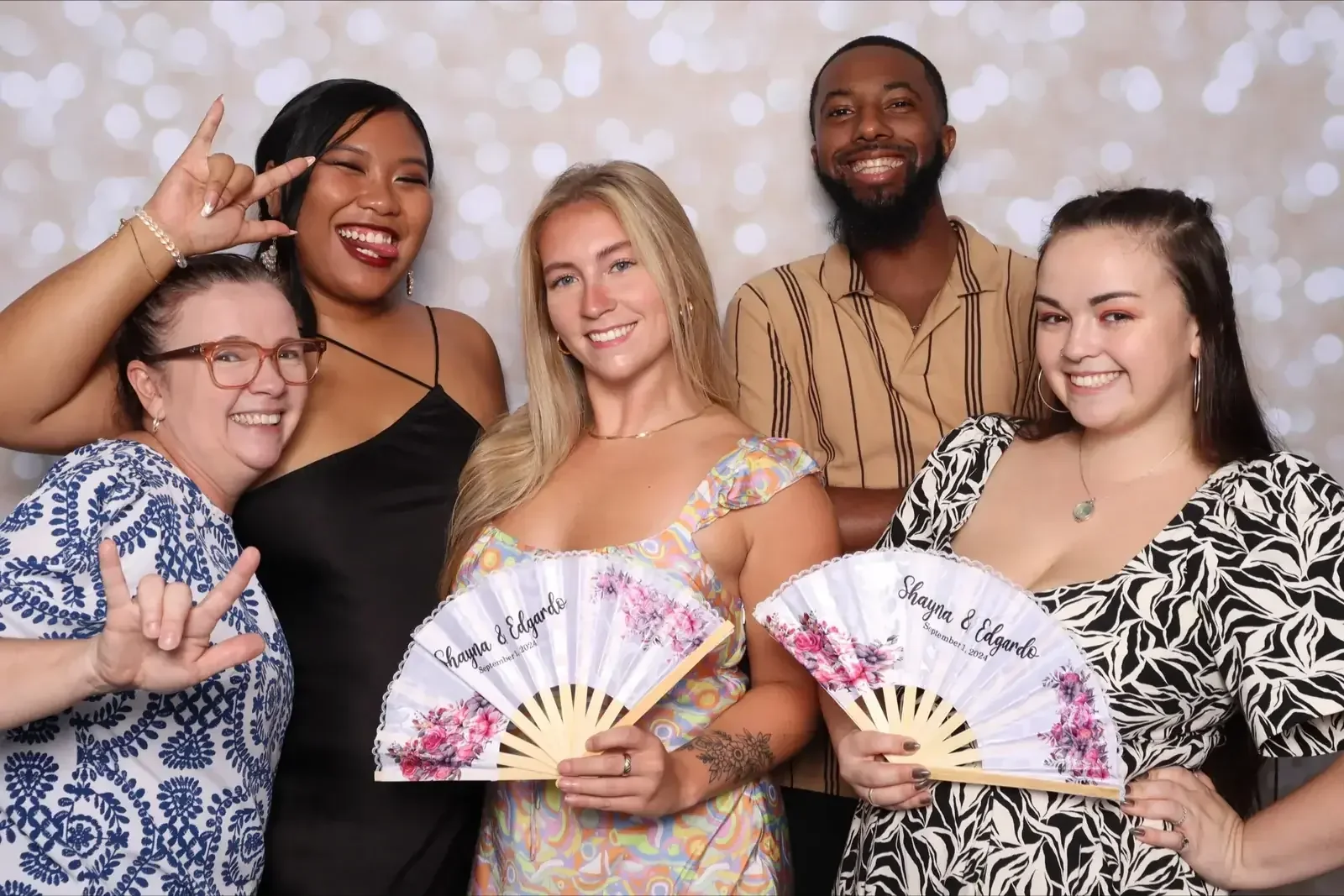 Shayna and Edgardo wedding photo booth rental Virginia Beach